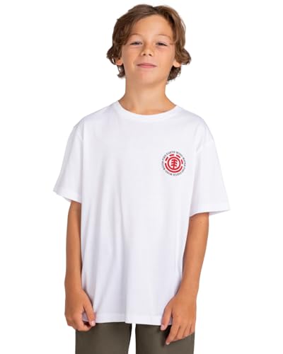 Element Seal Bp - T-Shirt - Jungen 8-16 - L/14 - Weiss von Element