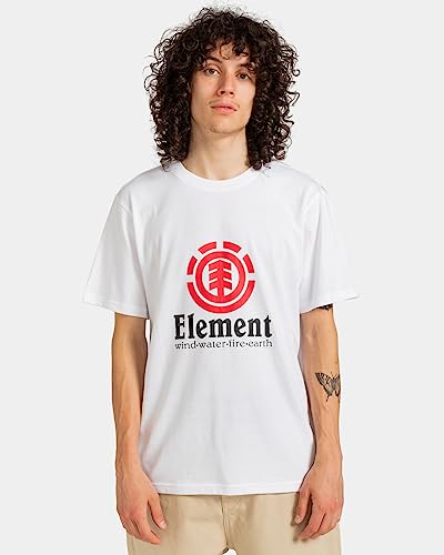 Element Vertical - T-Shirt - Männer - M - Weiss von Element