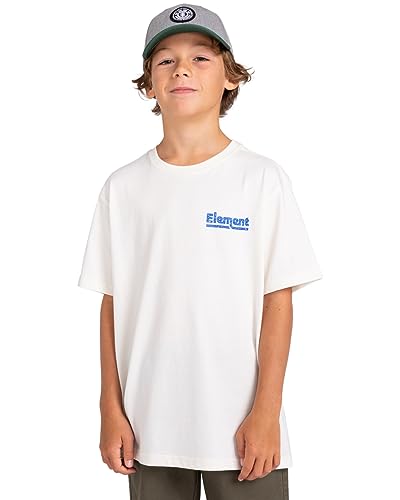 Element Sunup - T-Shirt - Jungen 8-16 - L/14 - Weiss von Element