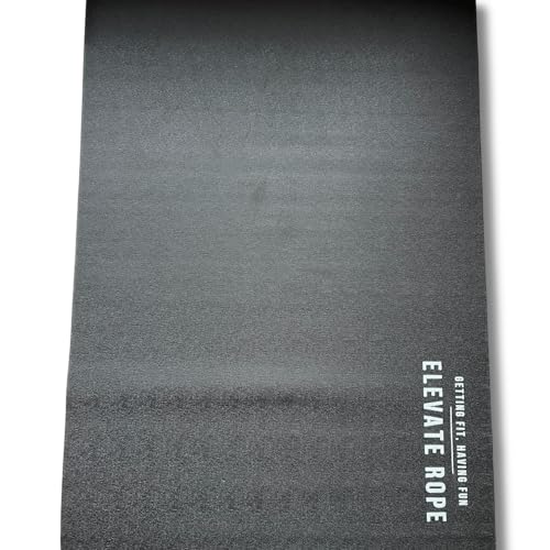 Elevate Rope - Tragbare Springseilmatte inkl. Tragetasche - Große Größe rutschfeste Übungsmatte - Innen-/Außen-Springseil Matte - 6MM Dick Elevate Rope - Tragbare Springseilmatte inkl. Tragetasche - Große Größe rutschfeste Übungsmatte - Innen-/Außen-Springseil Matte - 6MM Dick von Elevate Rope