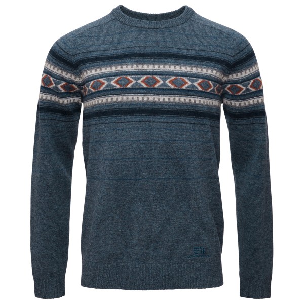 Elevenate - Fionnay Knit - Wollpullover Gr M blau von Elevenate