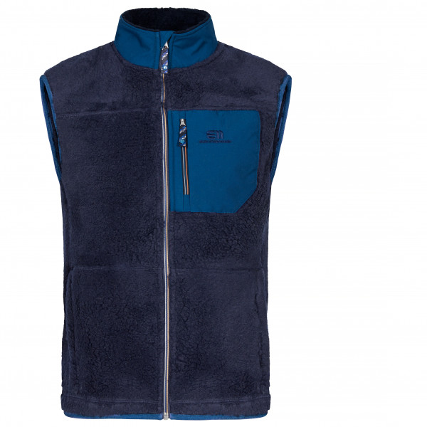 Elevenate - Glacier Pile Vest - Fleeceweste Gr L blau von Elevenate