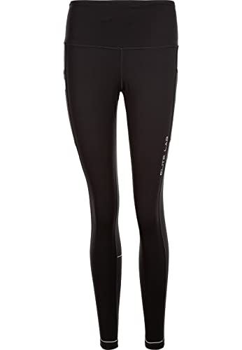 Elite Lab Damen Tights Run Elite X1 1001 Black 42 von Elite Lab