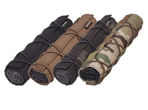 Schalldämpfer-Abdeckung für Airsoft, 22 cm, für Militär, Jagd, taktische Spiele, multicam Schalldämpfer-Abdeckung für Airsoft, 22 cm, für Militär, Jagd, taktische Spiele, multicam von Elite Tribe