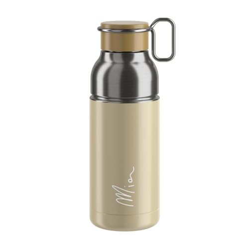 Elite Elite Unisex – Erwachsene Mia Trinkflasche, Beige/Silver, 650 ml Elite Elite Unisex – Erwachsene Mia Trinkflasche, Beige/Silver, 650 ml von Elite