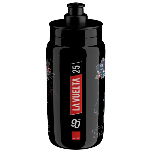 Elite - Fly 550 ml - Fahrrad Trinkflasche Gr 550 ml schwarz Elite - Fly 550 ml - Fahrrad Trinkflasche Gr 550 ml schwarz von Elite