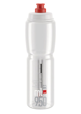 Elite Trinkflasche JET Clear klar/rot 950 ml von Elite