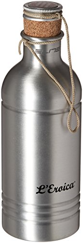 Elite Trinkflasche L'Eroica, silber, 10x10x25cm, 0150201 von Elite