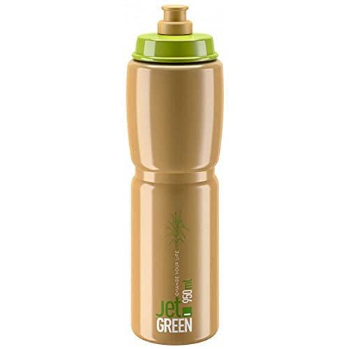 Elite Unisex – Erwachsene Jet Trinkflasche, Grün/Braun, 950ml Elite Unisex – Erwachsene Jet Trinkflasche, Grün/Braun, 950ml von Elite