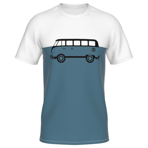 Elkline - Four Wheels To Freedom Träumweiter - T-Shirt Gr 3XL blau/weiß von Elkline