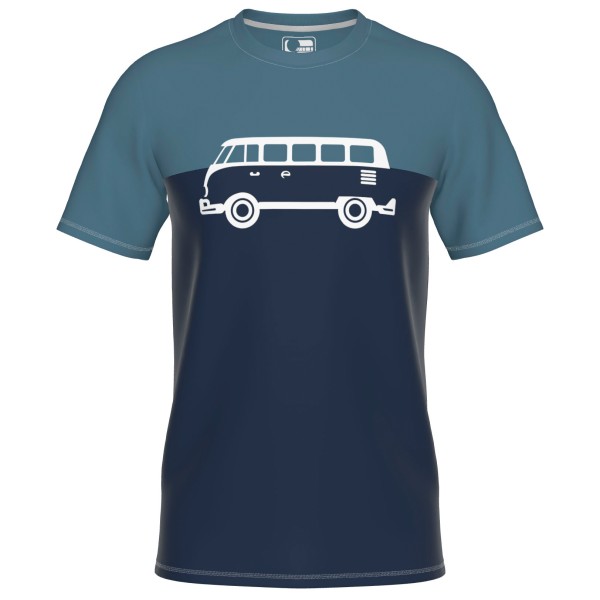 Elkline - Four Wheels To Freedom Träumweiter - T-Shirt Gr M blau von Elkline