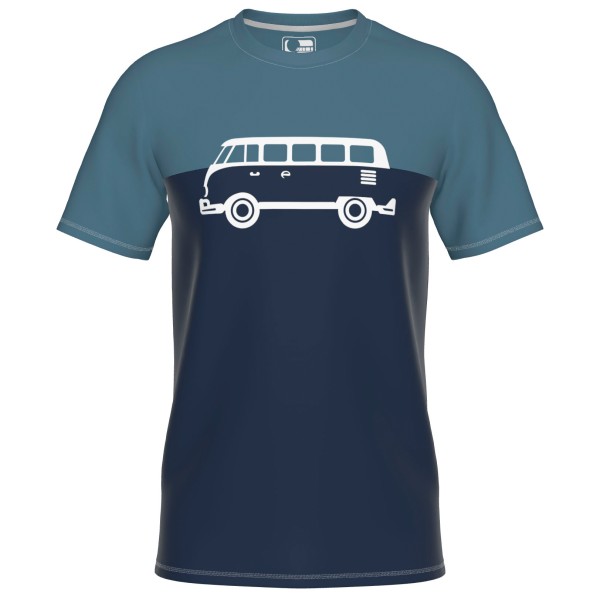 Elkline - Four Wheels To Freedom Träumweiter - T-Shirt Gr S blau von Elkline