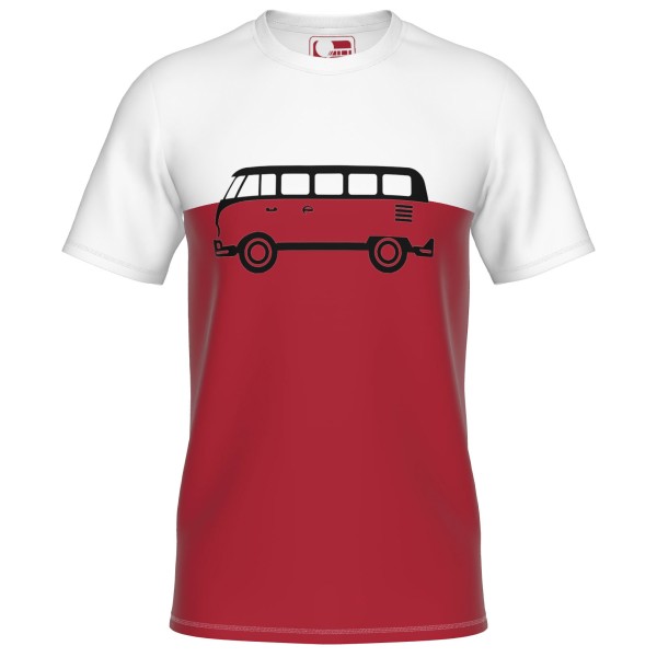 Elkline - Four Wheels To Freedom Träumweiter - T-Shirt Gr XS rot von Elkline