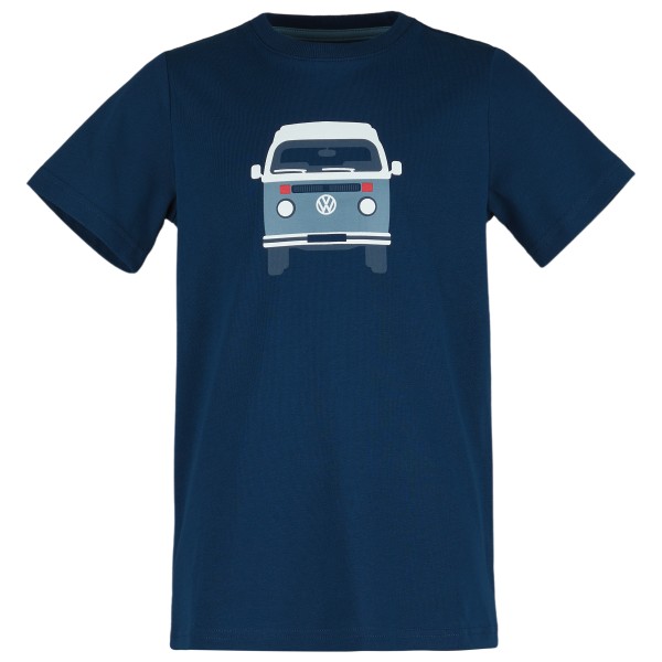 Elkline - Kid's Four Wheels To Freedom Tezwei - T-Shirt Gr 104 blau von Elkline