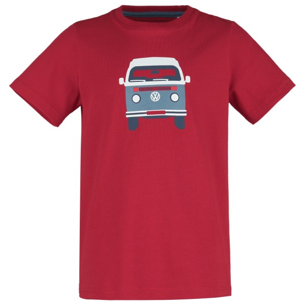 Elkline - Kid's Four Wheels To Freedom Tezwei - T-Shirt Gr 128 rot/rosa von Elkline