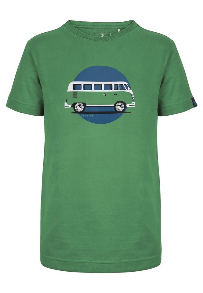 Elkline T-Shirt Lückenbüsser Retro VW Bulli Bus Brust Print von Elkline