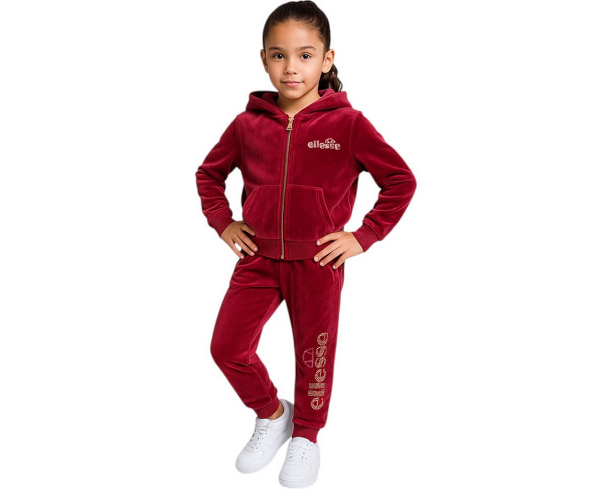 Ellesse Hausanzug ELLESSE Mädchen Jogginganzug Dark Pink 2/3 3/4 5/6 6/7 Jahre Ellesse Hausanzug ELLESSE Mädchen Jogginganzug Dark Pink 2/3 3/4 5/6 6/7 Jahre von Ellesse
