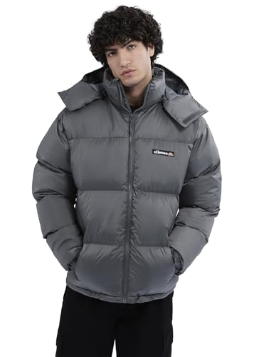 ellesse Herren Monterosa Padded Jacket Jacke, dunkelgrau, XL ellesse Herren Monterosa Padded Jacket Jacke, dunkelgrau, XL von Ellesse