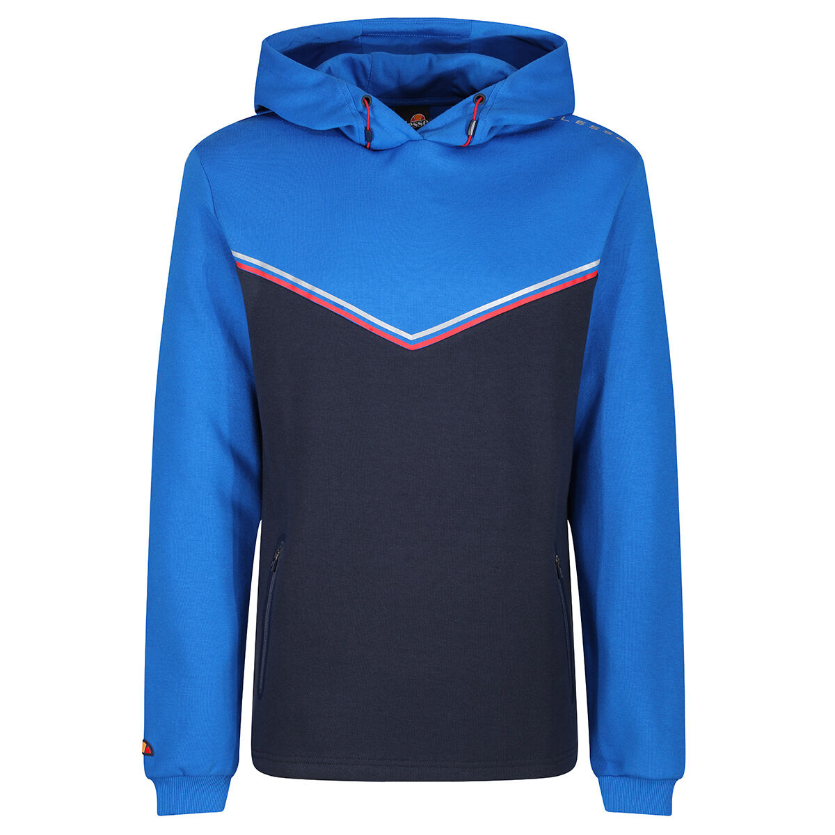 Ellesse Mens Linzo Golf Hoodie, Male, Total eclipse/princess blue, Large | American Golf von Ellesse