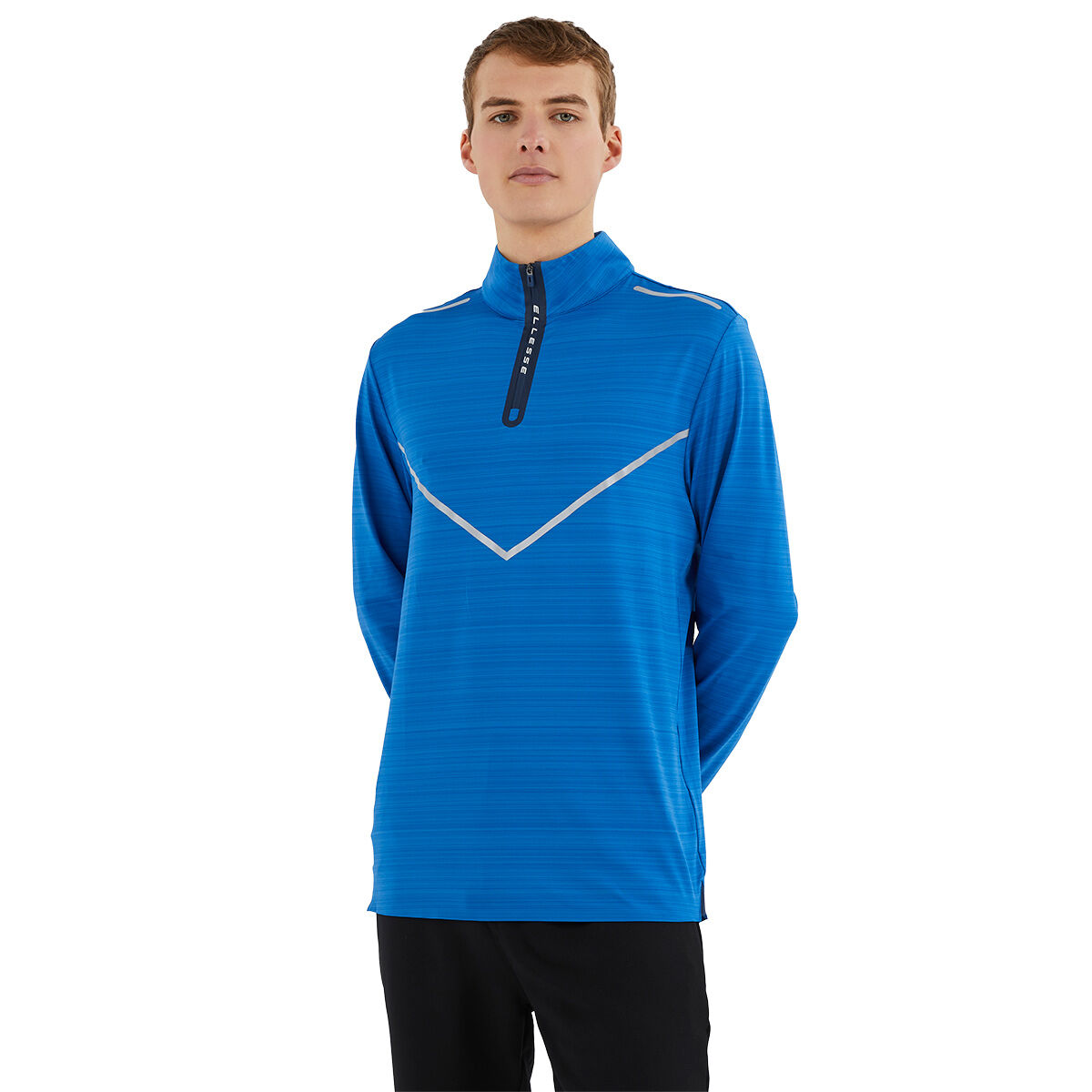 Ellesse Men's Visala Half Zip Golf Midlayer, Mens, Blue, Xxl | American Golf von Ellesse