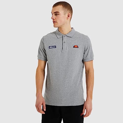 Ellesse Montura Poloshirt, Tennis-Shirt, für Herren M Grau (ath Grey) von Ellesse