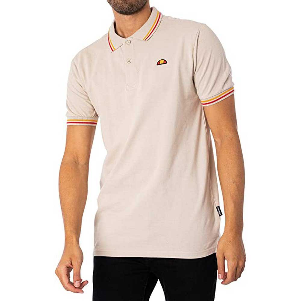 Ellesse Rooks Short Sleeve Polo Beige M Mann von Ellesse