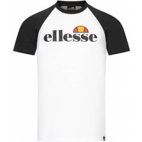 ellesse Piave Raglan Herren T-Shirt SBS07393-Black White von Ellesse