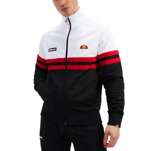 ellesse Rimini Trainingsshirt, Weiß/Schwarz, Größe S von Ellesse