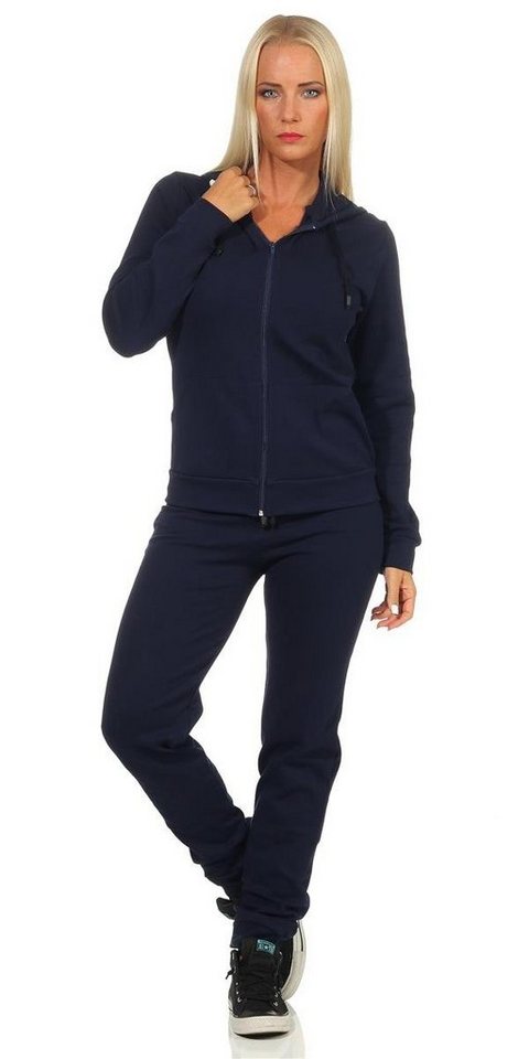 EloModa Freizeitanzug Damen Jogginganzug Freizeitanzug Hausanzug Anzug, S M L XL 2XL (2-tlg) von EloModa