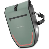 eloneo Fahrradtaschen, wasserdicht mit LED, 28L, Mintgrün von Eloneo