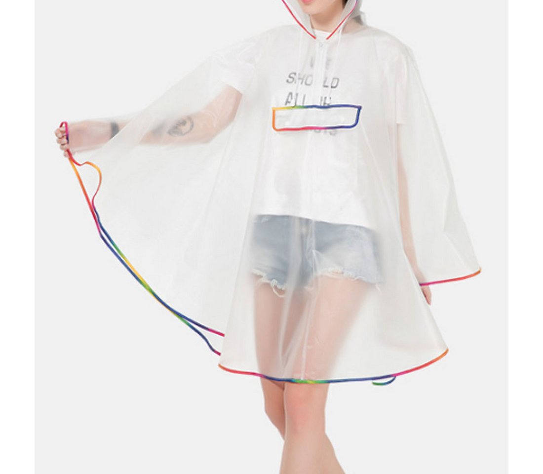 Elowen Regenmantel Damen Regenjacke Poncho mit modischem Druck Draußen/Regenmütze/Mode Individuell von Elowen