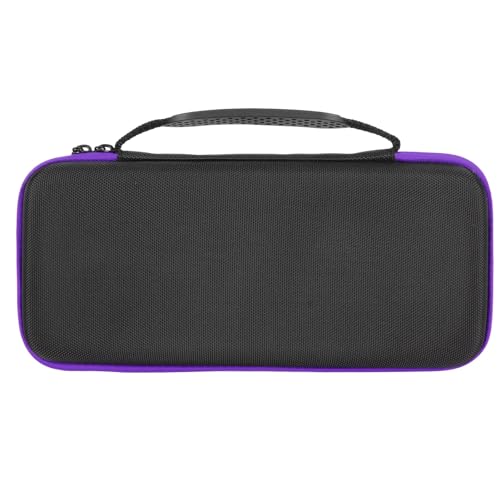 Elprico Tragetasche für Handheld-Spielekonsole, 7 Zoll Eva, Stoßfeste, Tragbare Aufbewahrungstasche für ROG Ally, Stoßfeste, Staubdichte Reisetasche (Purple) von Elprico