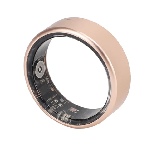 Intelligente Ringe, 50 Meter Wasserdichter Intelligenter Ring, Sportring aus Aluminiumlegierung, Multifunktions-Gesundheitsring, Fitness-Tracker-Ring (12#) von Elprico