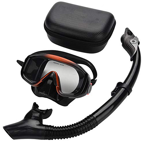 Schnorchelmaske, Schnorchel-Tauchbrille, Schwimmbrille Schnorchel-Set Vollgesichts-Tauchmaske mit 180 ° -Ansicht und Action-Kamerahalterung Schnorchelmaske, Schnorchel-Tauchbrille, Schwimmbrille Schnorchel-Set Vollgesichts-Tauchmaske mit 180 ° -Ansicht und Action-Kamerahalterung von Elprico