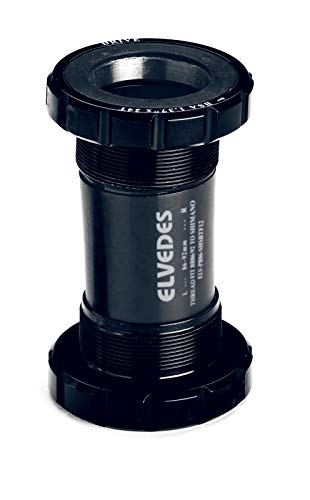 Elvedes Boitier de pédalier BSA 100mm Pour Fat Kurbelgehäuse für Zyklus E-Bike, Schwarz, Standard von Elvedes