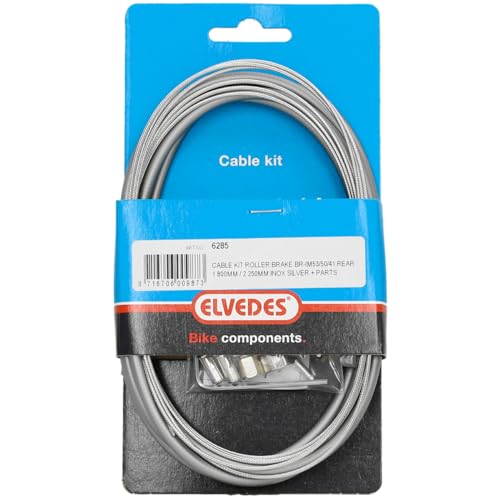 Elvedes Kabel Kit Trommelbremse für hinten br-im41/50/55 – Silber von Elvedes