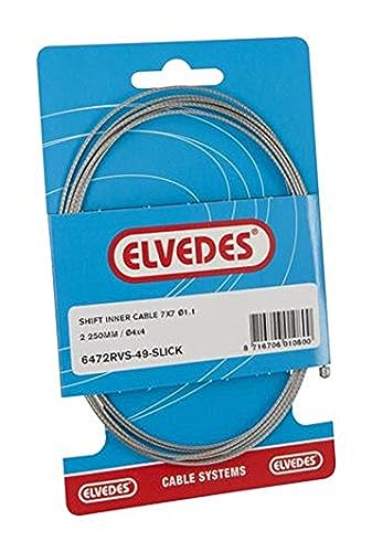 Elvedes Unisex – Erwachsene 49 Strands Slick Schaltinnenzug, Schwarz, 2250 mm lang Elvedes Unisex – Erwachsene 49 Strands Slick Schaltinnenzug, Schwarz, 2250 mm lang von Elvedes