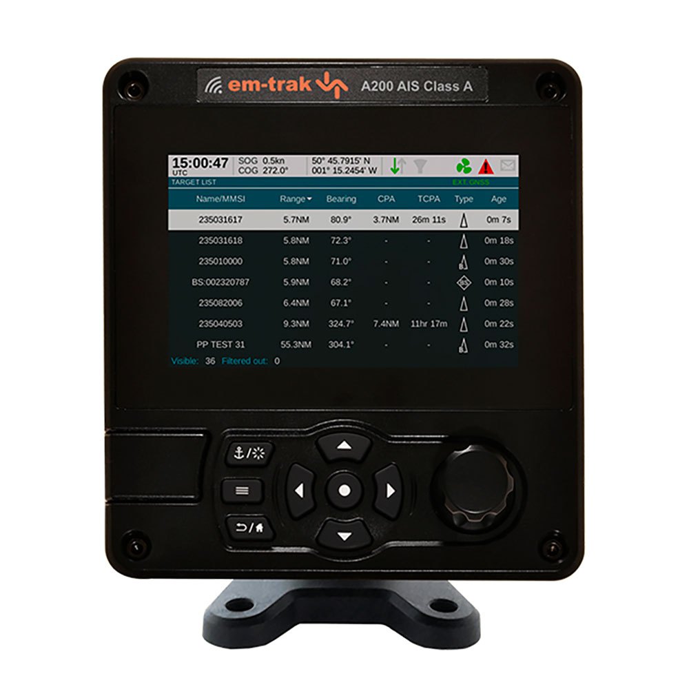 Em-trak Ais A200 Transmitter/receiver Schwarz von Em-trak