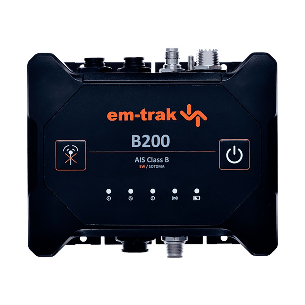 Em-trak B200 Ais Class B+ 5w Baterry Transmitter/receiver Durchsichtig von Em-trak