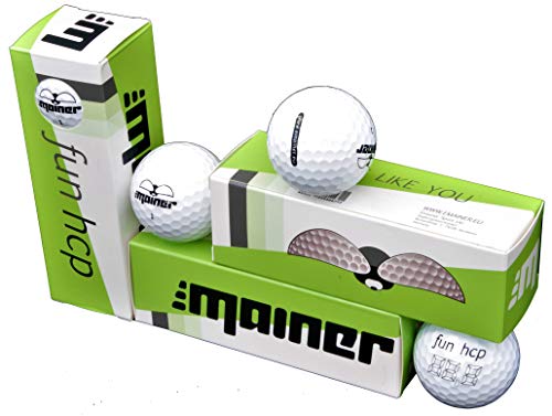 Emainer Golfball, 3 softe Golfbälle mit maximaler Reichweite, Dieser Ball kennt Dein Handicap, 1x 3er-Pack, weiß Emainer Golfball, 3 softe Golfbälle mit maximaler Reichweite, Dieser Ball kennt Dein Handicap, 1x 3er-Pack, weiß von Emainer