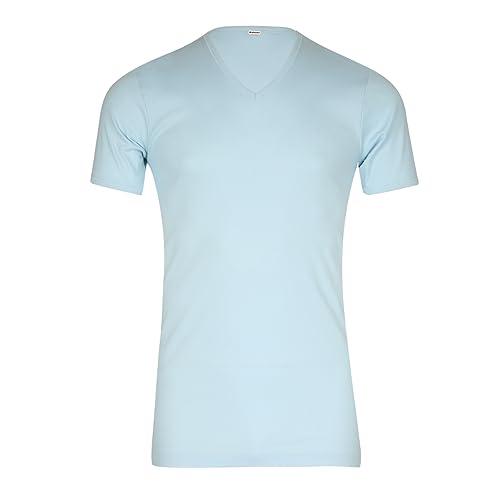 Eminence Herren Pur Coton T-shirt Manches Courtes Col V Unterhemd, Himmelblau, 3XL EU Eminence Herren Pur Coton T-shirt Manches Courtes Col V Unterhemd, Himmelblau, 3XL EU von Eminence