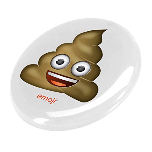 Emoji-Unisex Poop Flying Disc, weiß von Emoji