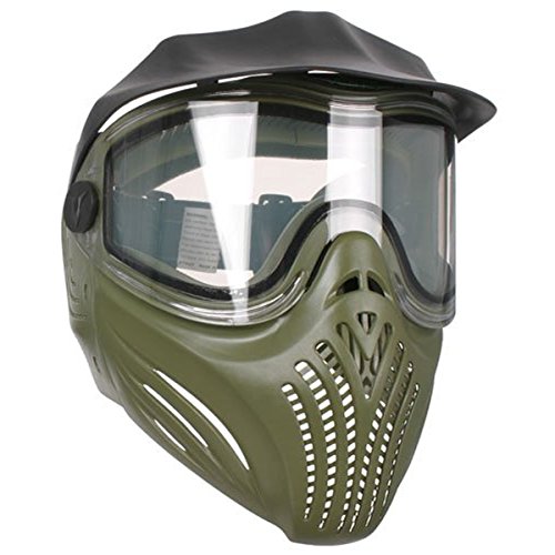 EMPIRE Erwachsene Helix Thermo-Bildschirmmaske Oliv Paintball-Maske, grün, One Size von Empire