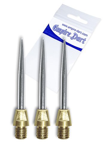 Stahl-Dartspitze 2 BA, 6 mm, Messing Gewinde Stahl-Dartspitze 2 BA, 6 mm, Messing Gewinde von Empire