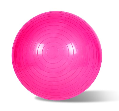 EmpireAthletics – Sitz- und Gymnastik-Ball mit Pumpe aus elastischem Gummi-Material mit 85 cm Ø – Sitzball Fitnessball in PINK von EmpireAthletics