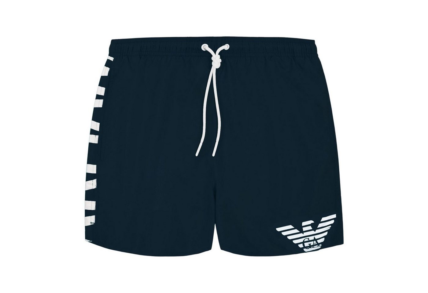 Emporio Armani Boxer-Badehose Mid Boxer Beachwear mit plakativem Markenschriftzug von Emporio Armani