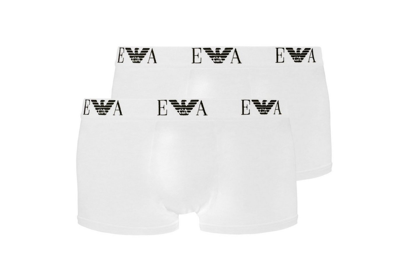 Emporio Armani Trunk Boxershorts Stretch Cotton (2-St) ohne störende Gesäßnaht von Emporio Armani