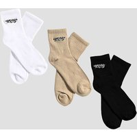 Empyre 3 Pack Multi Quarter Socks assorted Empyre 3 Pack Multi Quarter Socks assorted von Empyre