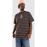 Empyre Too Tired Stripe Knit T-Shirt java stripe Empyre Too Tired Stripe Knit T-Shirt java stripe von Empyre