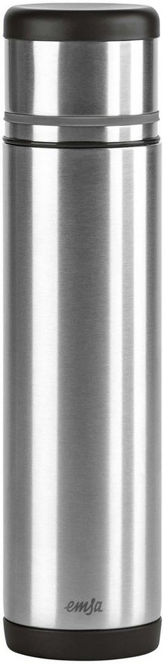 Emsa Isolierflasche Mobilty, Edelstahl schwarz, SAFE LOC-Verschluss, 100% dicht, 12h heiß/24h kalt Emsa Isolierflasche Mobilty, Edelstahl schwarz, SAFE LOC-Verschluss, 100% dicht, 12h heiß/24h kalt von Emsa